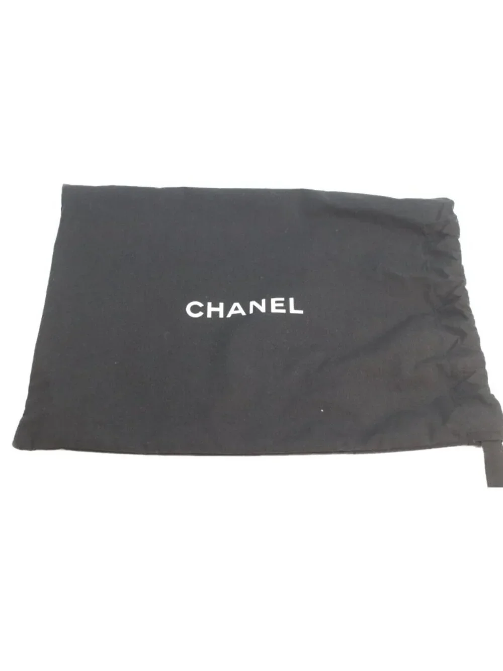 Chanel Black Shiny Calf 22 Mini Pearl Chain Shoulder Bag
